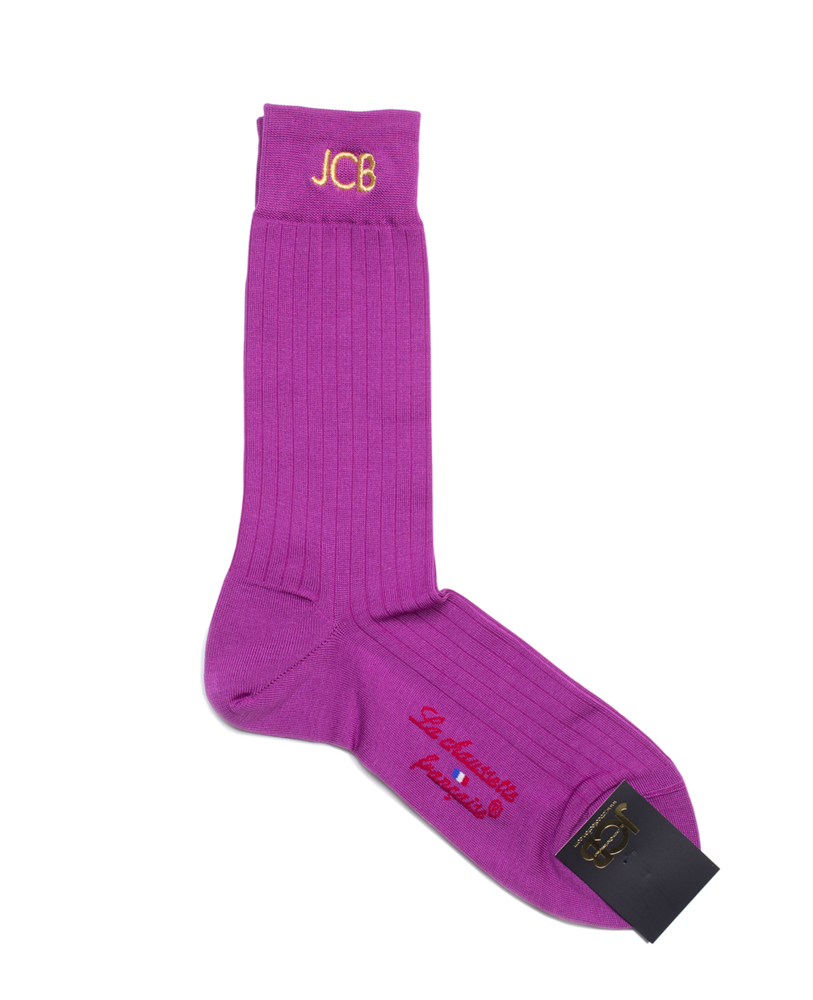 JCB Signature Men's Purple Socks