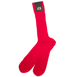 JCB Signature Men's Red Socks