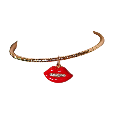 Gina's Kiss Bangle Bracelet
